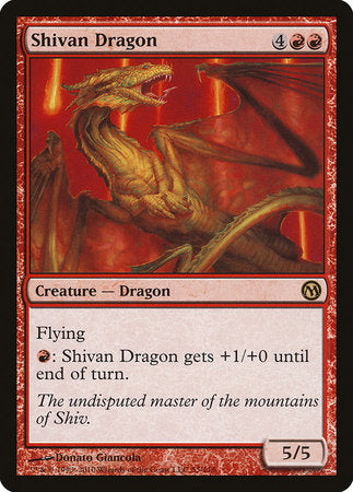 Shivan Dragon [Duels of the Planeswalkers] | Cracking-Singles