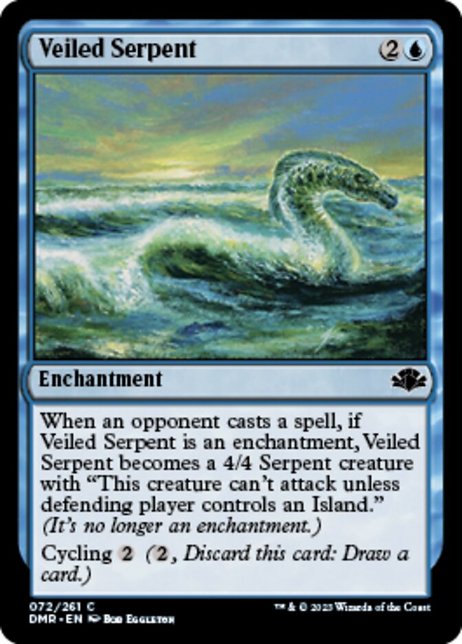 Veiled Serpent [Dominaria Remastered] | Cracking-Singles