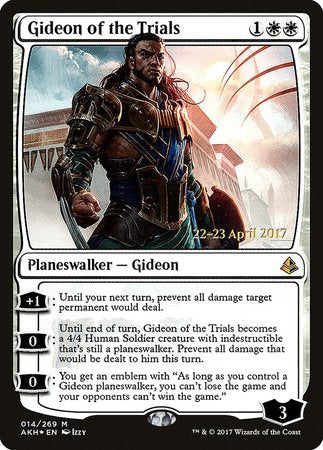 Gideon of the Trials [Amonkhet Prerelease Promos] | Cracking-Singles