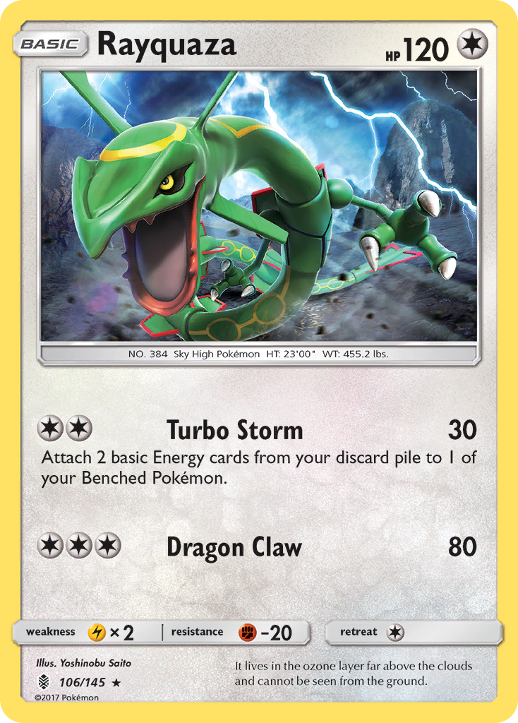 Rayquaza (106/145) [Sun & Moon: Guardians Rising] | Cracking-Singles