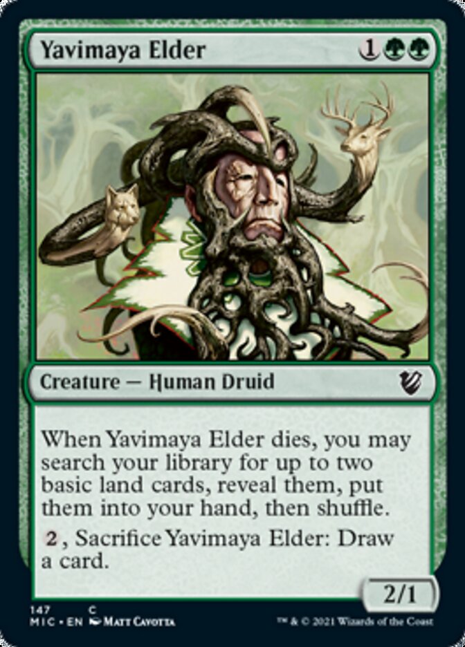 Yavimaya Elder [Innistrad: Midnight Hunt Commander] | Cracking-Singles