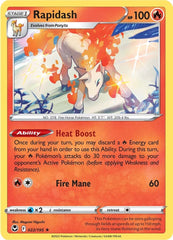 Rapidash (022/195) (Theme Deck Exclusive) [Sword & Shield: Silver Tempest] | Cracking-Singles