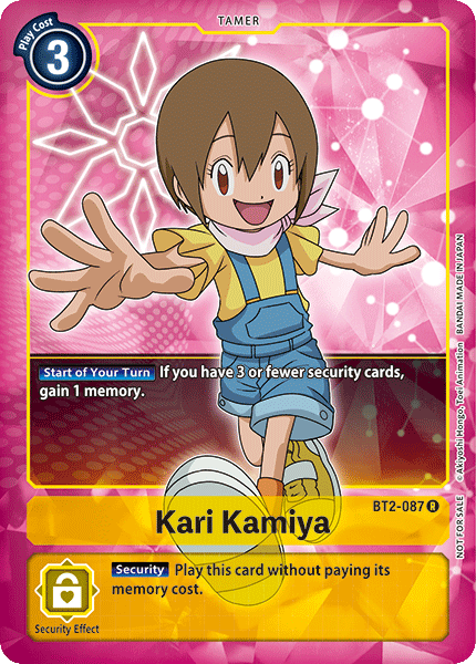 Kari Kamiya [BT2-087] (Buy-A-Box Promo) [Release Special Booster Ver.1.0 Promos] | Cracking-Singles