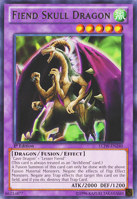 Fiend Skull Dragon [LCJW-EN240] Rare | Cracking-Singles