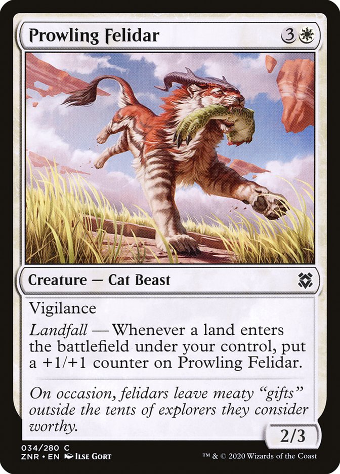 Prowling Felidar [Zendikar Rising] | Cracking-Singles