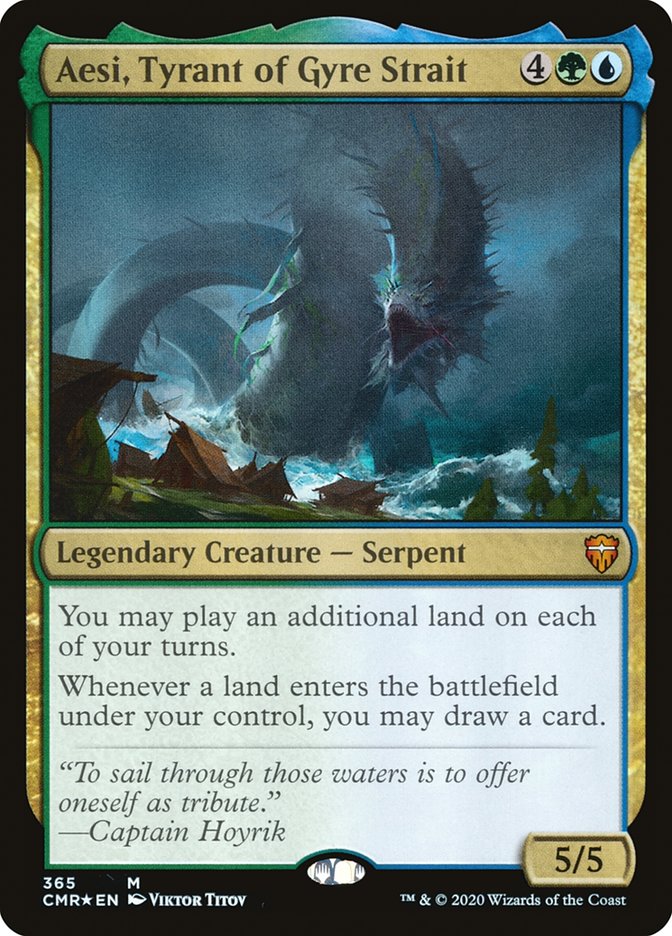 Aesi, Tyrant of Gyre Strait [Commander Legends Commander Deck] | Cracking-Singles