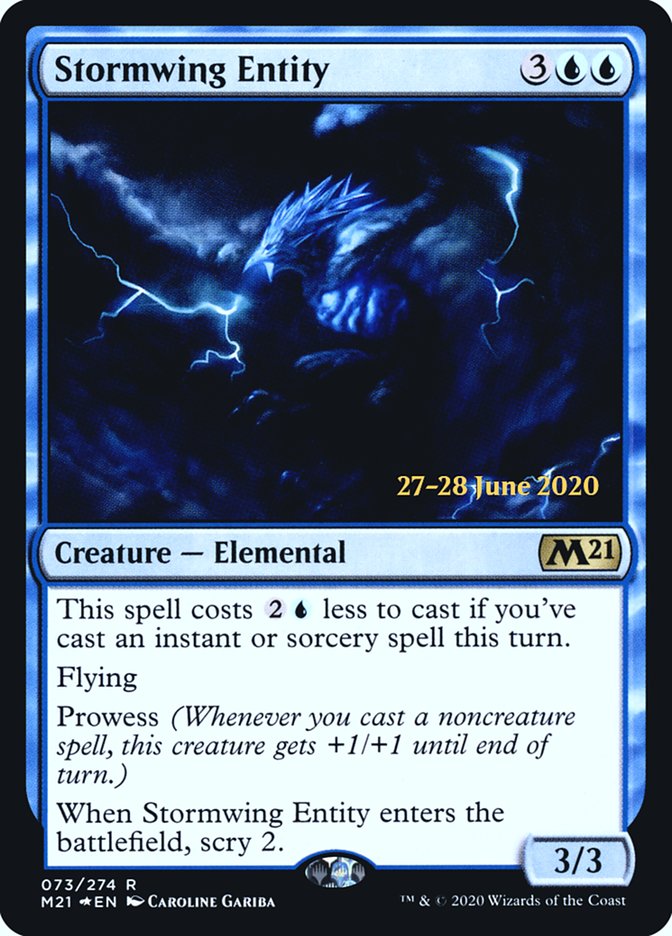 Stormwing Entity  [Core Set 2021 Prerelease Promos] | Cracking-Singles