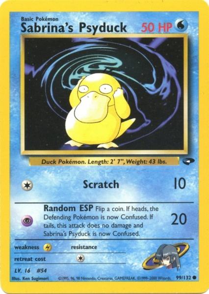 Sabrina's Psyduck (99/132) [Gym Challenge Unlimited] | Cracking-Singles