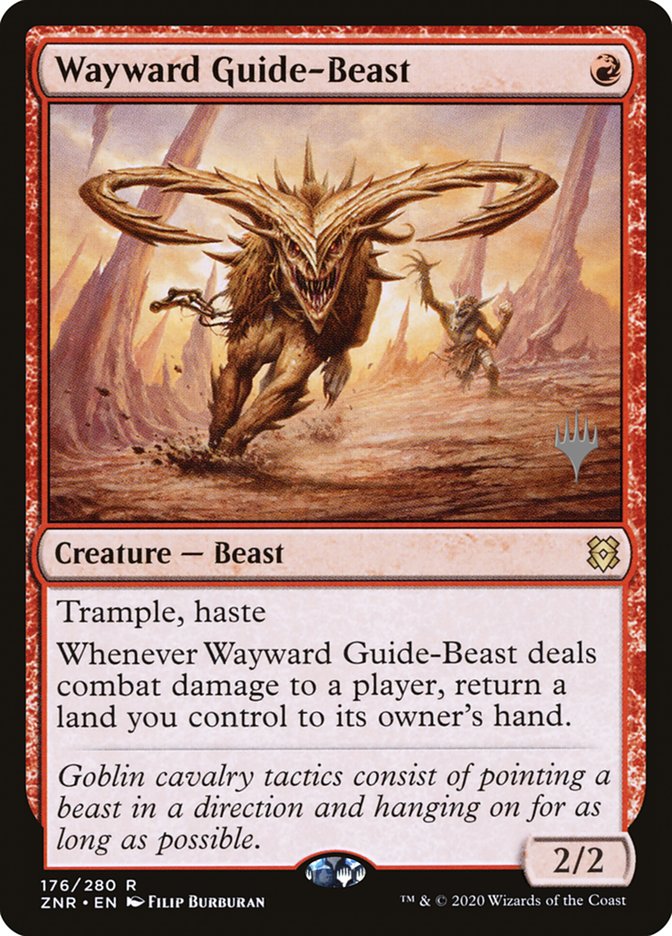 Wayward Guide-Beast (Promo Pack) [Zendikar Rising Promos] | Cracking-Singles