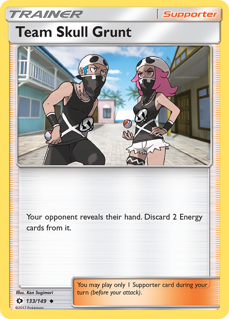 Team Skull Grunt (133/149) [Sun & Moon: Base Set] | Cracking-Singles