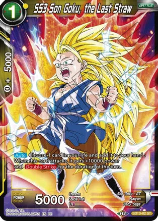 SS3 Son Goku, the Last Straw [SD10-02] | Cracking-Singles