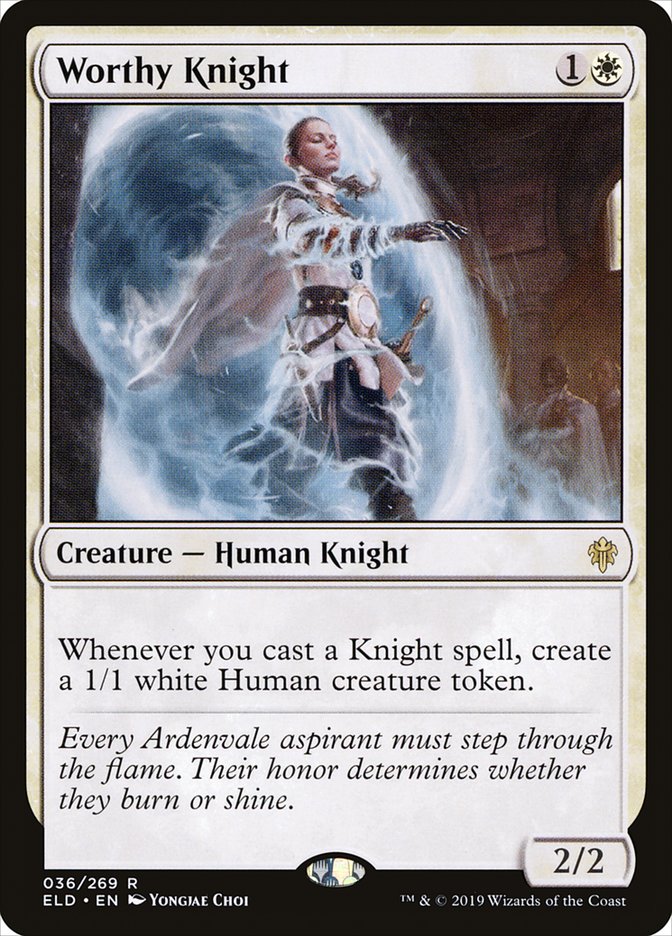 Worthy Knight [Throne of Eldraine] | Cracking-Singles