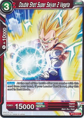 Double Shot Super Saiyan 2 Vegeta [BT2-010] | Cracking-Singles