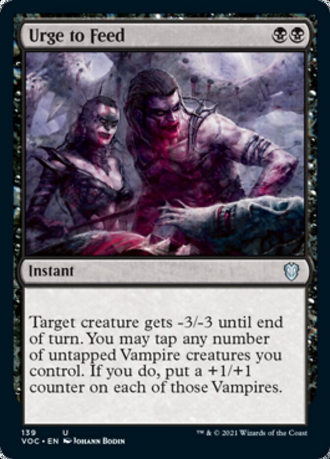 Urge to Feed [Innistrad: Crimson Vow Commander] | Cracking-Singles