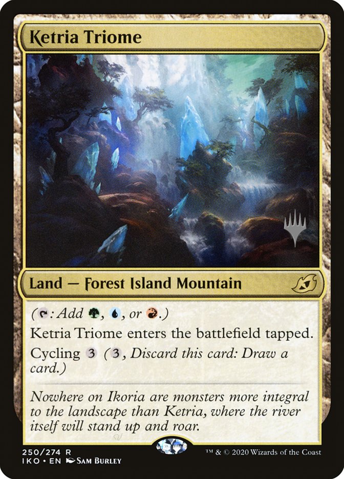 Ketria Triome (Promo Pack) [Ikoria: Lair of Behemoths Promos] | Cracking-Singles