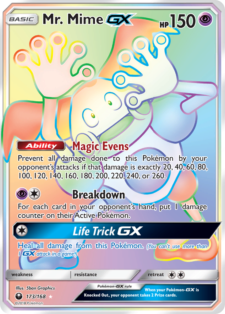 Mr. Mime GX (173/168) [Sun & Moon: Celestial Storm] | Cracking-Singles