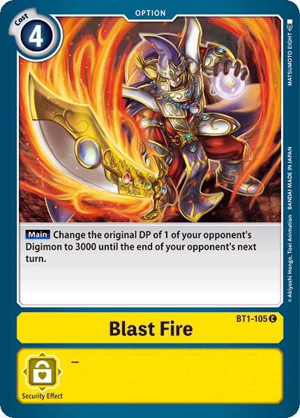 Blast Fire [BT1-105] [Release Special Booster Ver.1.0] | Cracking-Singles