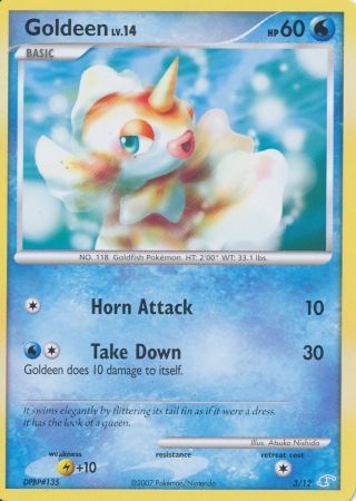 Goldeen (3/12) [Diamond & Pearl: Trainer Kit - Manaphy] | Cracking-Singles