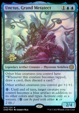 Unctus, Grand Metatect [Phyrexia: All Will Be One Prerelease Promos] | Cracking-Singles