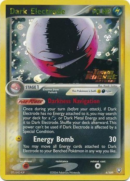 Dark Electrode (4/109) (Stamped) [EX: Team Rocket Returns] | Cracking-Singles