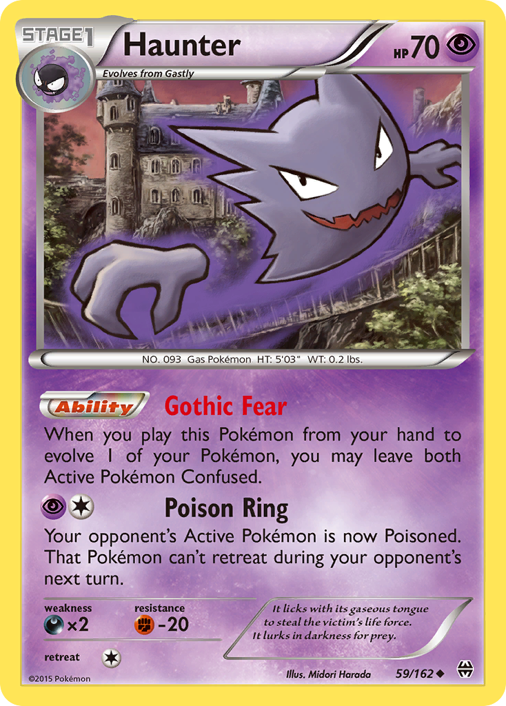 Haunter (59/162) [XY: BREAKthrough] | Cracking-Singles