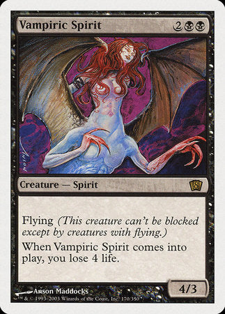 Vampiric Spirit [Eighth Edition] | Cracking-Singles