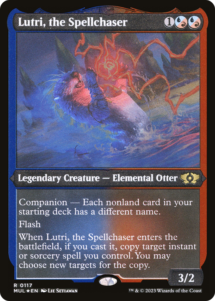 Lutri, the Spellchaser (Foil Etched) [Multiverse Legends] | Cracking-Singles