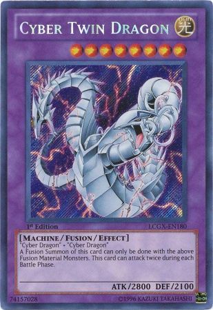 Cyber Twin Dragon [LCGX-EN180] Secret Rare | Cracking-Singles