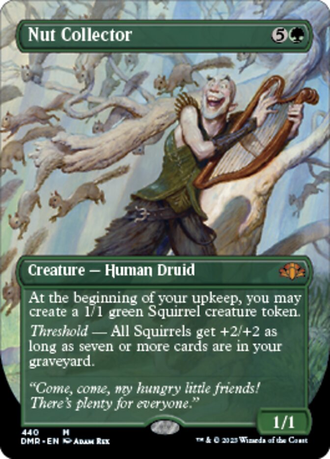 Nut Collector (Borderless Alternate Art) [Dominaria Remastered] | Cracking-Singles