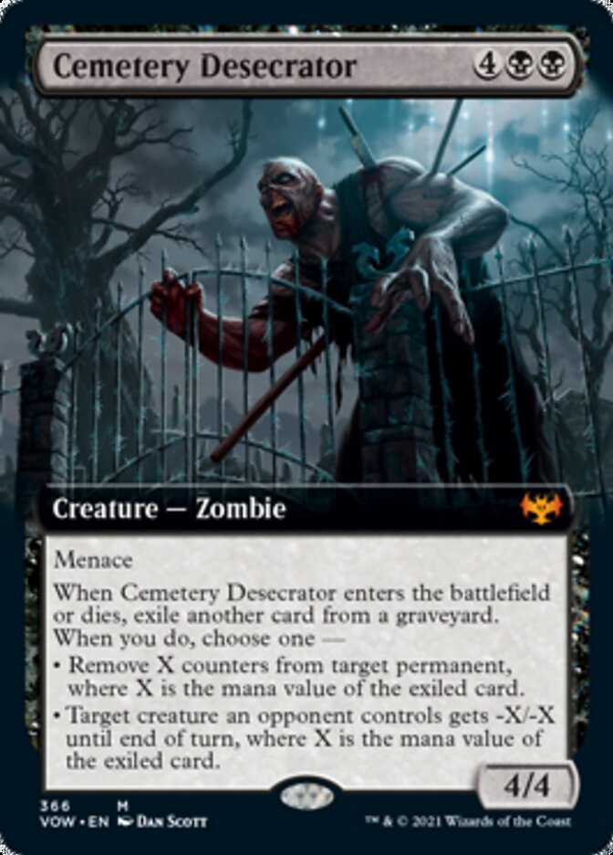 Cemetery Desecrator (Extended) [Innistrad: Crimson Vow] | Cracking-Singles