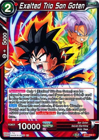 Exalted Trio Son Goten [BT7-009] | Cracking-Singles