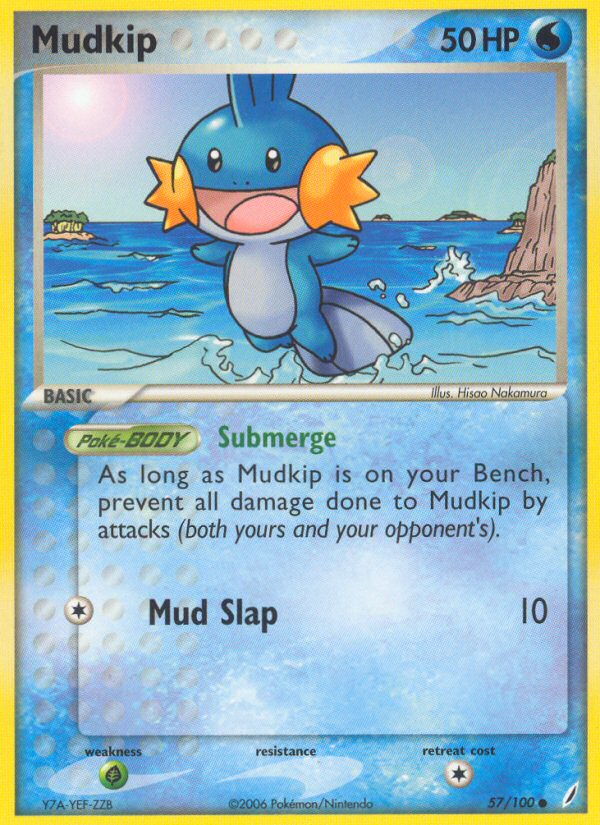 Mudkip (57/100) [EX: Crystal Guardians] | Cracking-Singles