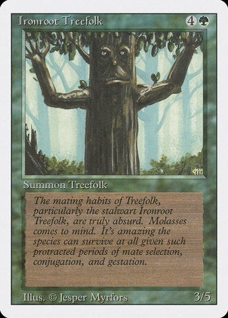 Ironroot Treefolk [Revised Edition] | Cracking-Singles