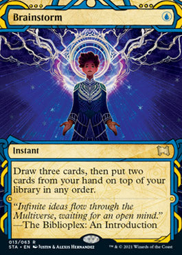 Brainstorm (Etched Foil) [Strixhaven Mystical Archive] | Cracking-Singles