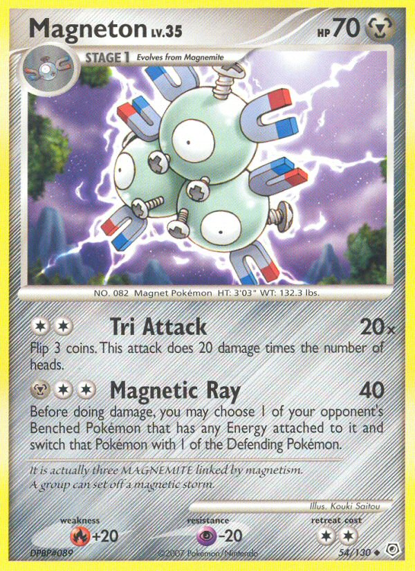 Magneton (54/130) [Diamond & Pearl: Base Set] | Cracking-Singles