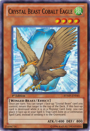 Crystal Beast Cobalt Eagle [RYMP-EN045] Super Rare | Cracking-Singles