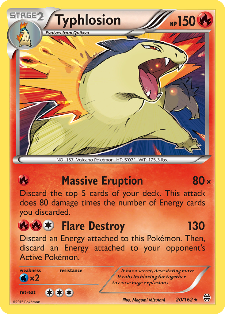 Typhlosion (20/162) [XY: BREAKthrough] | Cracking-Singles