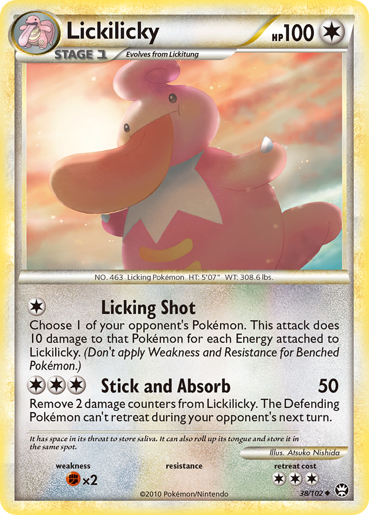 Lickilicky (38/102) [HeartGold & SoulSilver: Triumphant] | Cracking-Singles