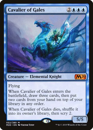 Cavalier of Gales [Core Set 2020 Promos] | Cracking-Singles