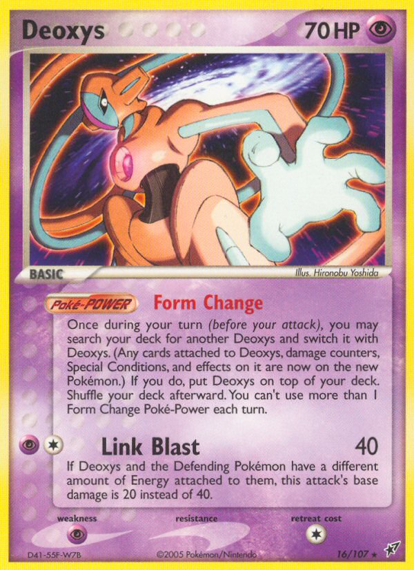 Deoxys (16/107) [EX: Deoxys] | Cracking-Singles