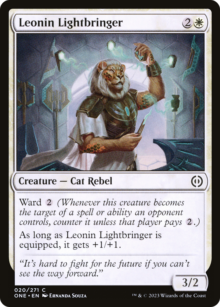 Leonin Lightbringer [Phyrexia: All Will Be One] | Cracking-Singles