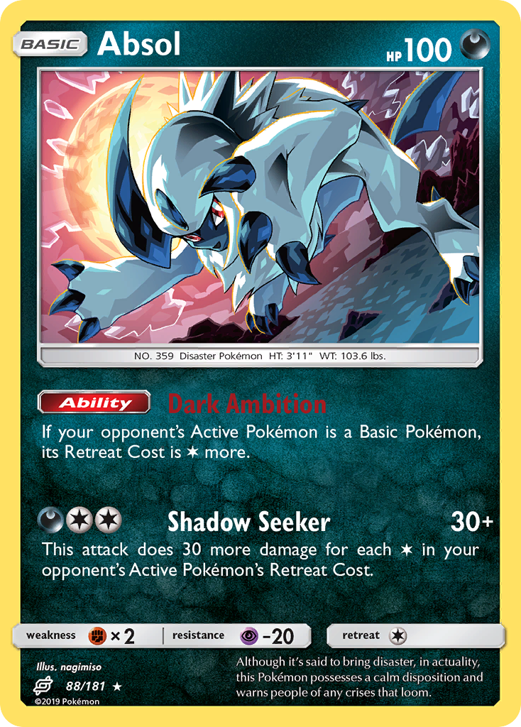 Absol (88/181) [Sun & Moon: Team Up] | Cracking-Singles