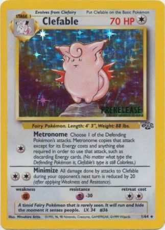 Clefable (1/64) (Prerelease Promo) [Jungle Unlimited] | Cracking-Singles