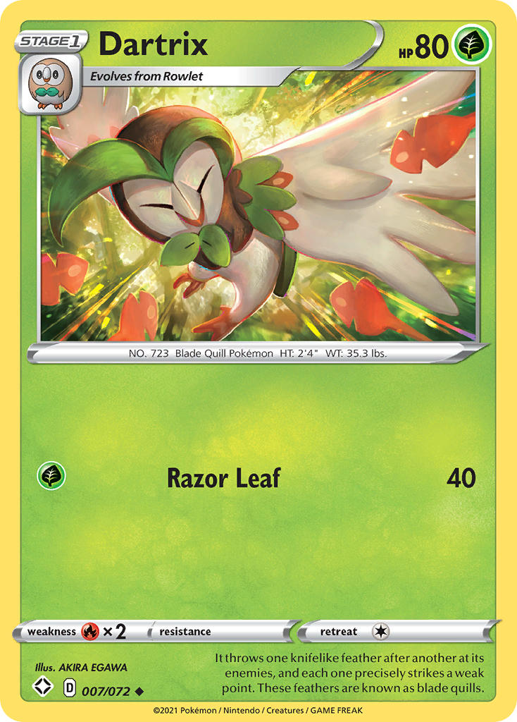 Dartrix (007/072) [Sword & Shield: Shining Fates] | Cracking-Singles