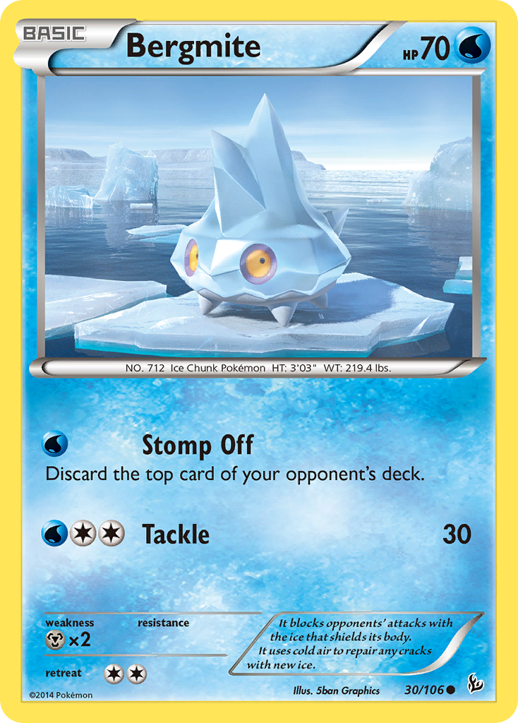 Bergmite (30/106) [XY: Flashfire] | Cracking-Singles