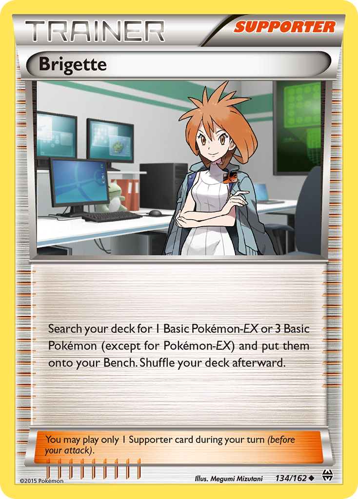 Brigette (134/162) [XY: BREAKthrough] | Cracking-Singles