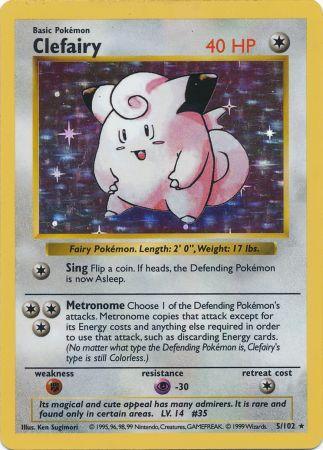 Clefairy (5/102) [Base Set Shadowless Unlimited] | Cracking-Singles