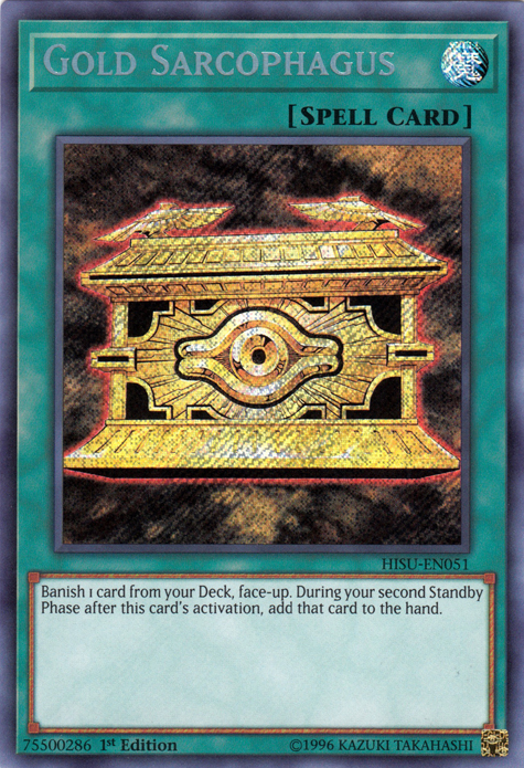 Gold Sarcophagus [HISU-EN051] Secret Rare | Cracking-Singles