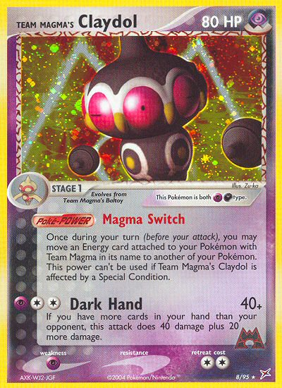 Team Magma's Claydol (8/95) [EX: Team Magma vs Team Aqua] | Cracking-Singles