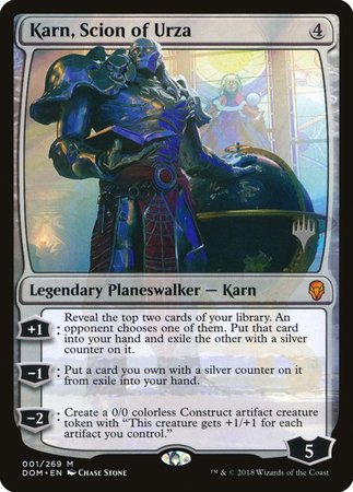 Karn, Scion of Urza [Dominaria Promos] | Cracking-Singles